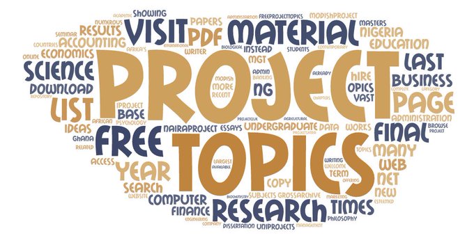 Discovering Exciting Undergraduate Project Topics With Projectng.com