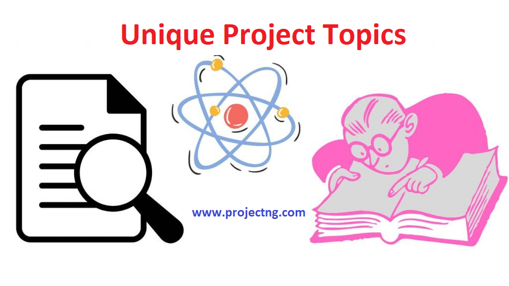 Generate Unique And Relevant Project Topics And Research Materials For Your Field Of Study