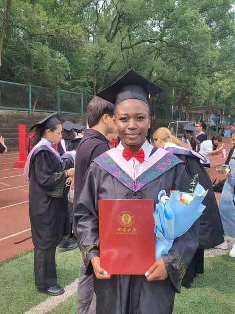 Nigerian Student Ifeoma Amuche Graduates Top Of Class At South West University In China