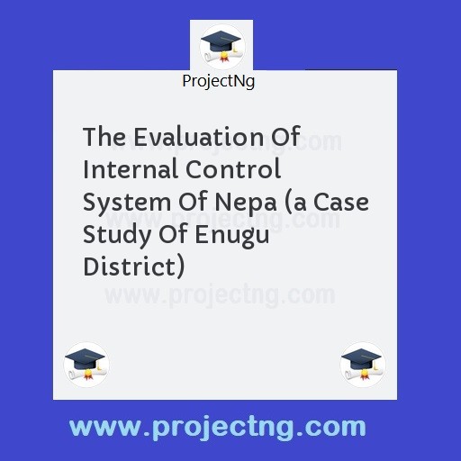 The Evaluation Of Internal Control System Of Nepa 