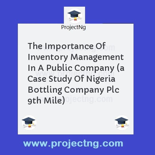 The Importance Of Inventory Management In A Public Company 