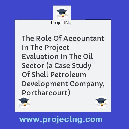 The Role Of Accountant In The Project Evaluation In The Oil Sector 