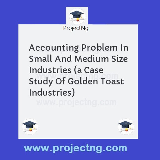 Accounting Problem In Small And Medium Size Industries 