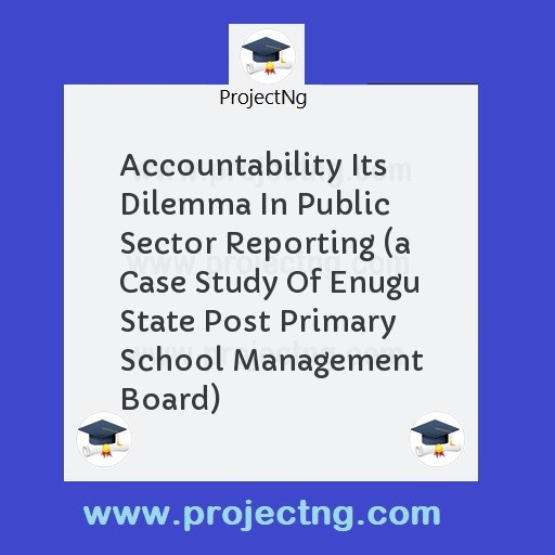 Accountability Its Dilemma In Public Sector Reporting 
