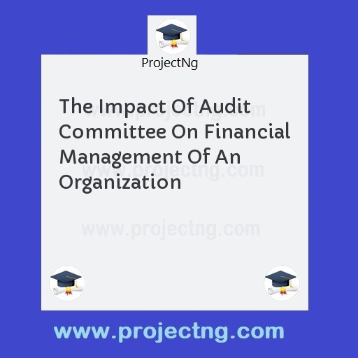 The Impact Of Audit Committee On Financial Management Of An Organization