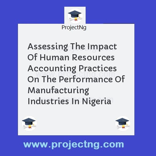 Assessing The Impact Of Human Resources Accounting Practices On The Performance Of Manufacturing Industries In Nigeria
