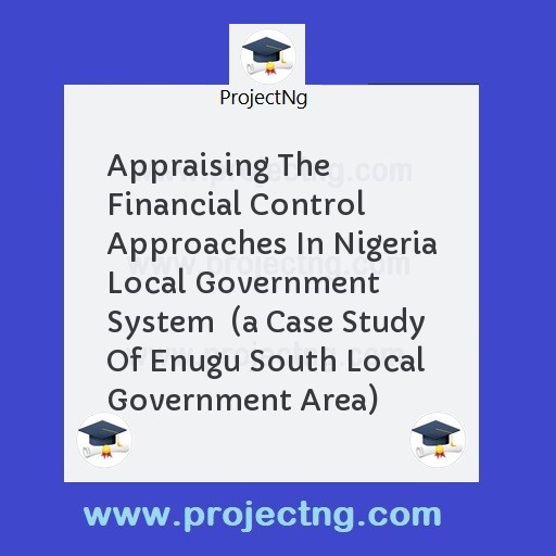 Appraising The Financial Control Approaches In Nigeria Local Government System  