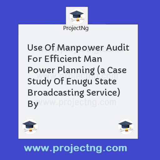 Use Of Manpower Audit For Efficient Man Power Planning 