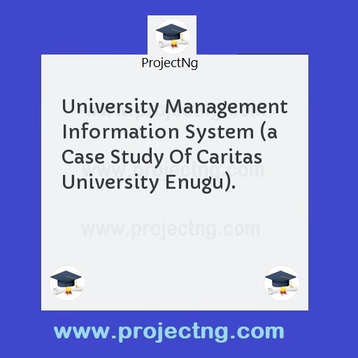 University Management Information System 
