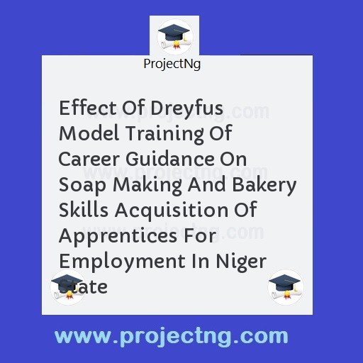Effect Of Dreyfus Model Training Of Career Guidance On Soap Making And Bakery Skills Acquisition Of Apprentices For Employment In Niger State