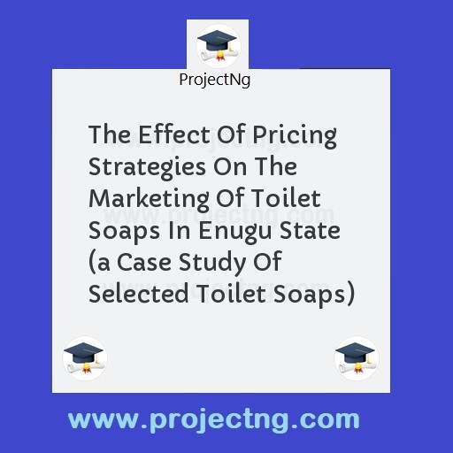 The Effect Of Pricing Strategies On The Marketing Of Toilet Soaps In Enugu State 