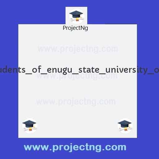 Impact Of Gulder Advertisement On The social behaviour of students of enugu state university of science and technology  Enugu.