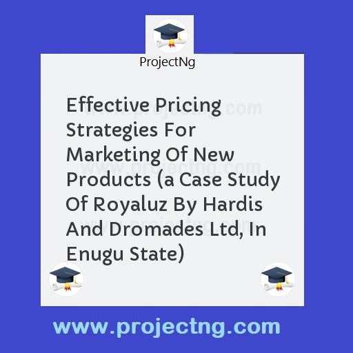 Effective Pricing Strategies For Marketing Of New Products 
