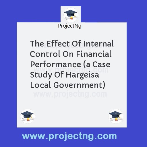 The Effect Of Internal Control On Financial Performance 