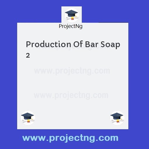Production Of Bar Soap 2