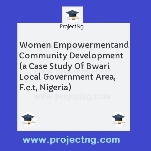 Women Empowermentand Community Development 